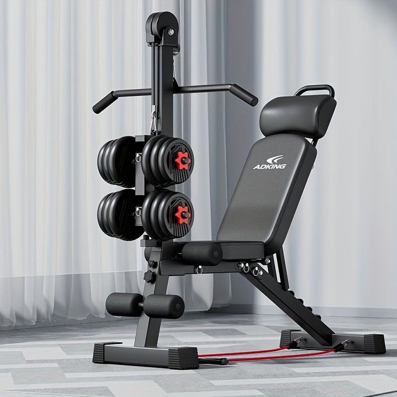 NNETM Dumbbell Sit-Up Bench Home Gym Equipment