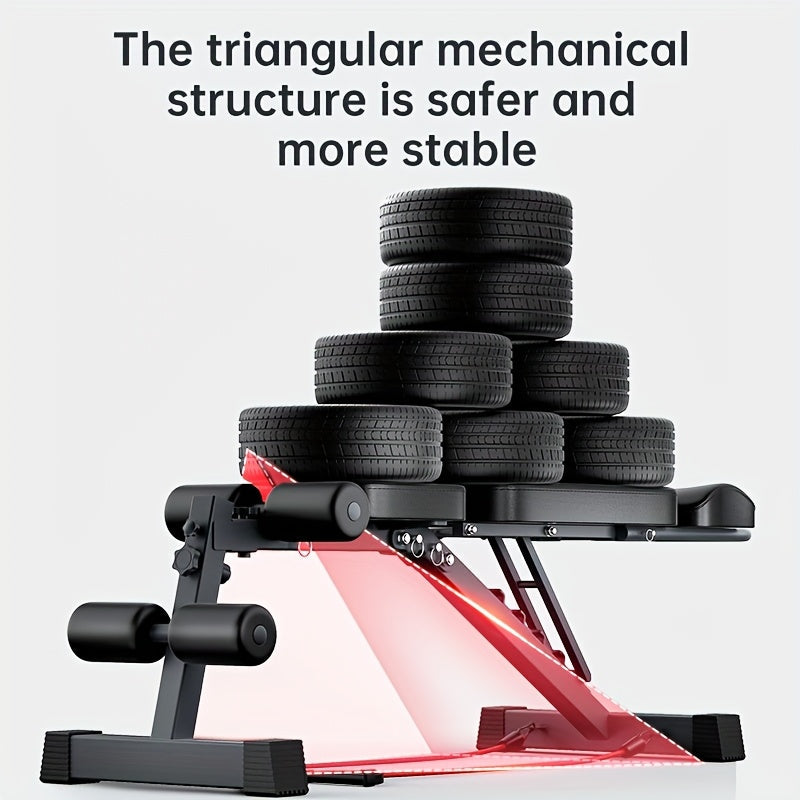 NNETM Dumbbell Sit-Up Bench Home Gym Equipment