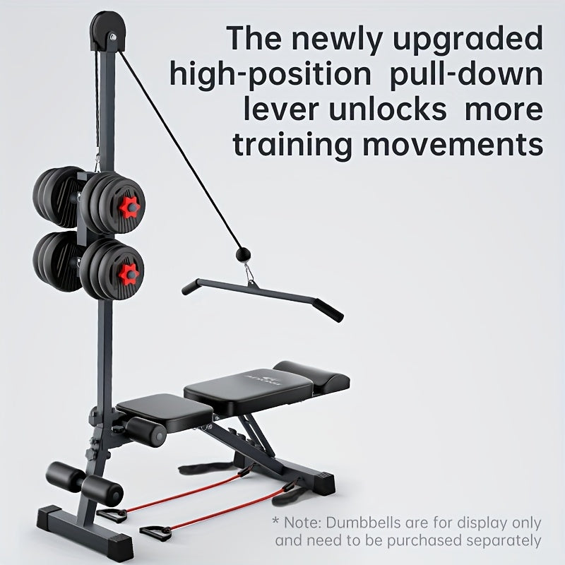 NNETM Dumbbell Sit-Up Bench Home Gym Equipment