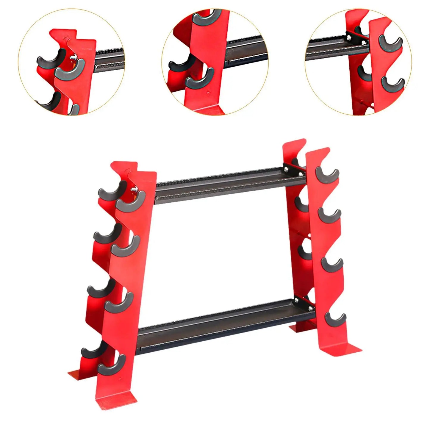 NNEOBA 4 Tier Dumbbell Rack for Home Gym