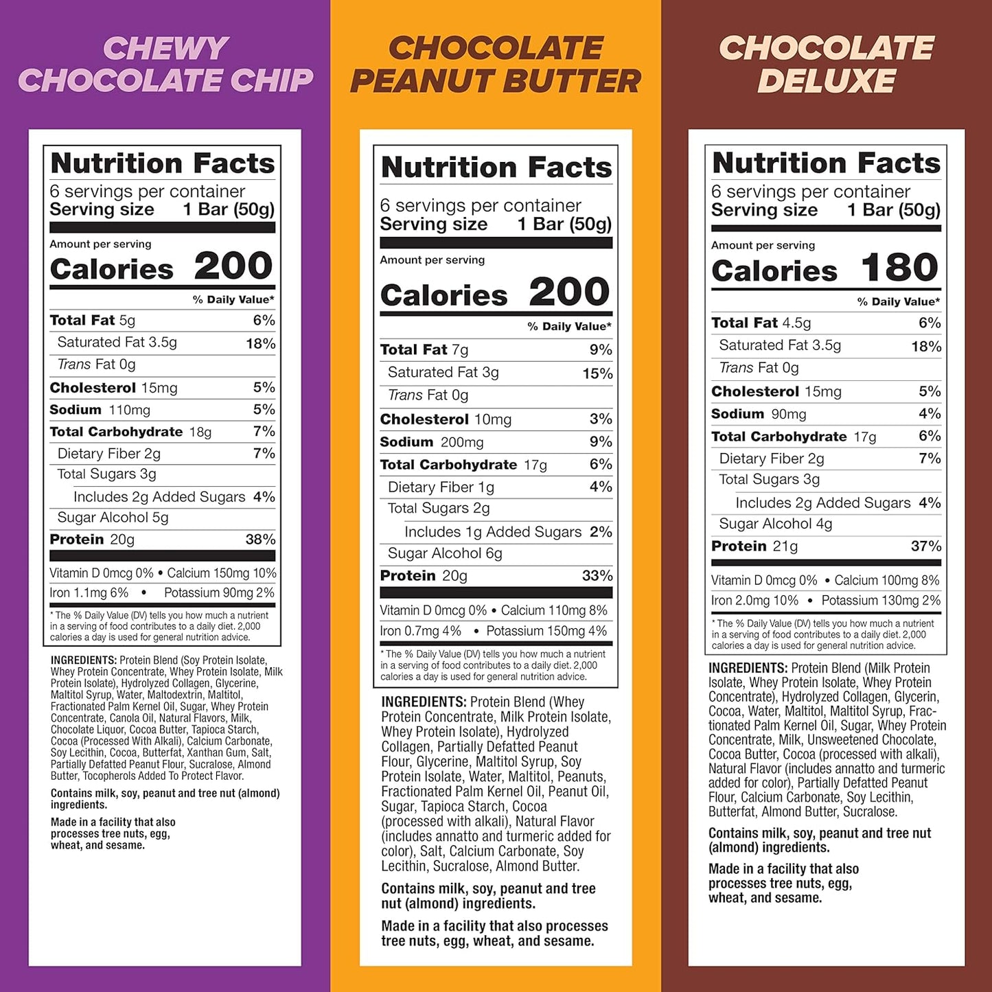 Pure Protein – Protein Bar Variety Pack – 18 Count