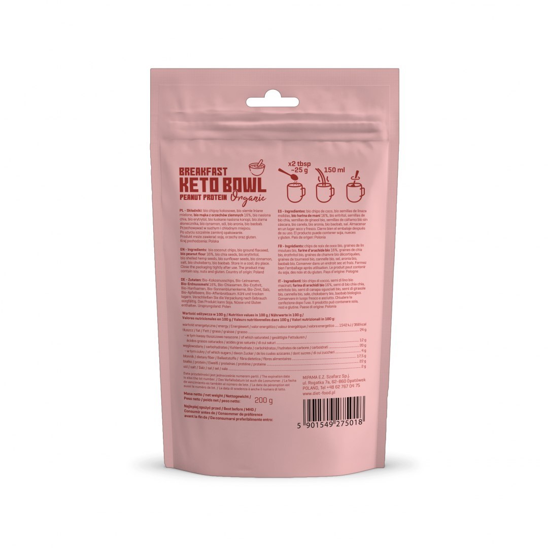Keto Bowl Bio Peanut Protein