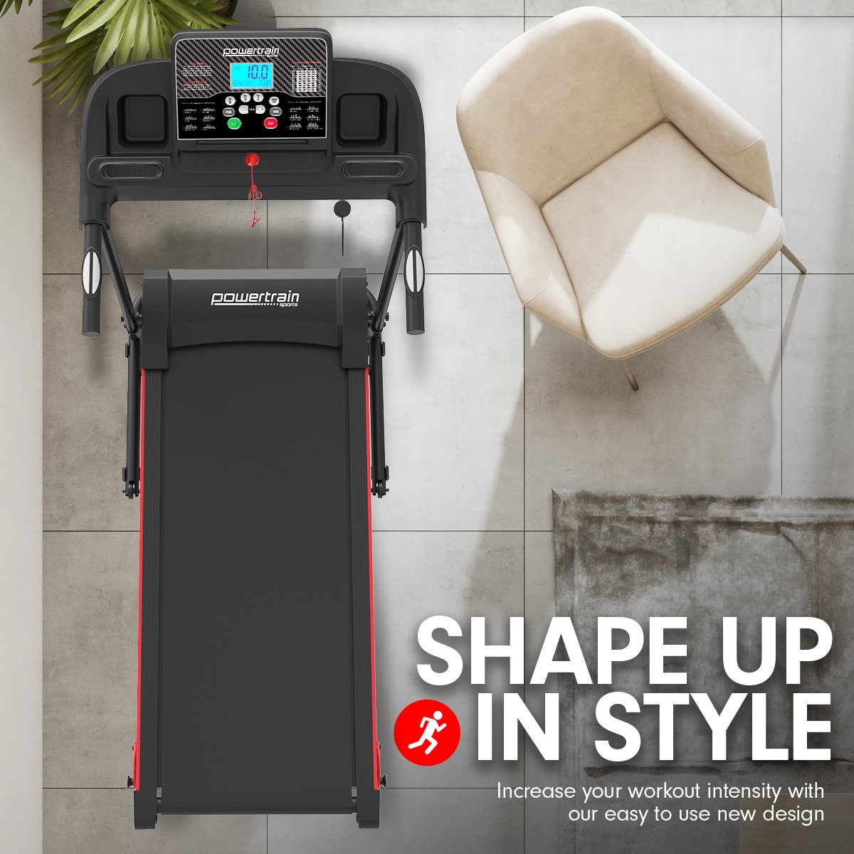 NNEDSZ K100 Electric Treadmill Foldable Home Gym Cardio
