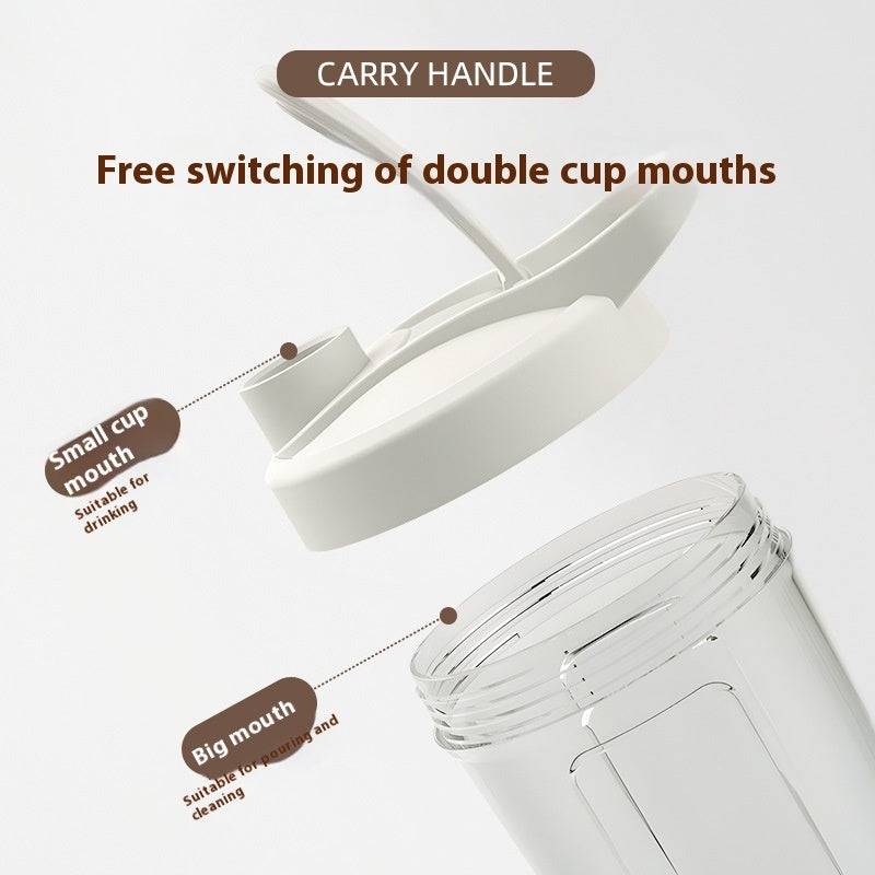 Electric Coffee & Protein Shaker Cup - 14oz, 1200mAh Battery, Automatic