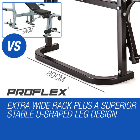 NNEMB 7 in 1 Weight Bench Multi Station Home Gym-B300