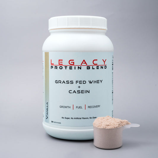 Legacy Protein Blend | 30 Servings | Grass Fed Whey + Casein