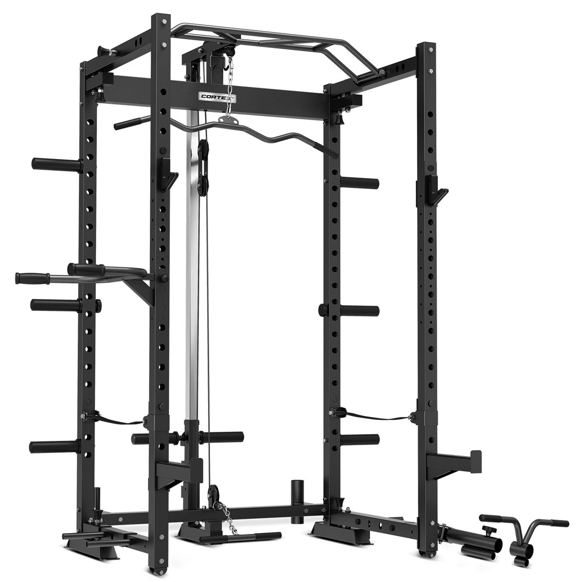 NNEDSZ CORTEX PR4 Folding Power Rack with 90kg Standard Tri-Grip Weight and Bar Set