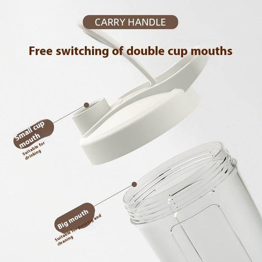 Electric Coffee & Protein Shaker Cup - 14oz, 1200mAh Battery, Automatic