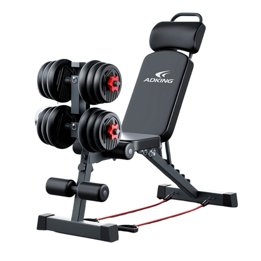 NNETM Dumbbell Sit-Up Bench Home Gym Equipment
